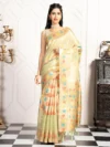 Women's Woven Design Banarasi Style Art Silk Saree With Blouse Piece 2