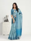 Women's Woven Design Kanjivaram Style Art Silk Saree With Blouse Piece 16